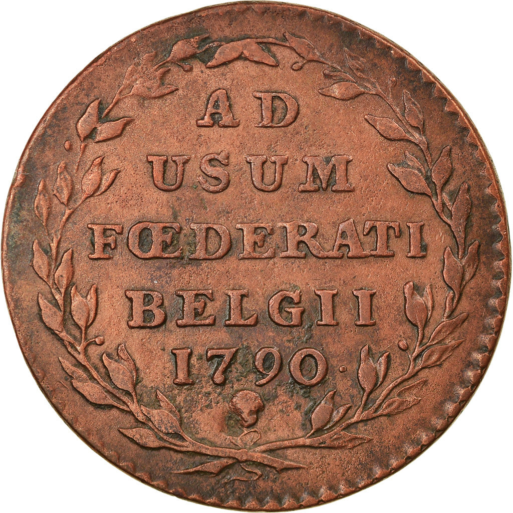 Moneta, Paesi Bassi austriaci, 2 Liards, 2 Oorden, 1790, Brussels, BB, Rame