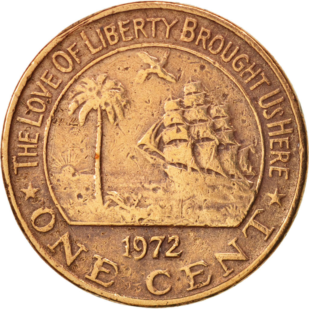 Münze, Liberia, Cent, 1972, SS+, Bronze, KM:13