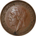 Coin, Great Britain, George V, Farthing, 1933, AU(55-58), Bronze, KM:825