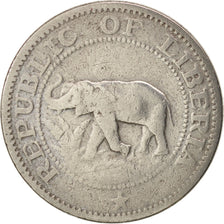 Liberia, 5 Cents, 1960, AU(50-53), Copper-nickel, KM:14