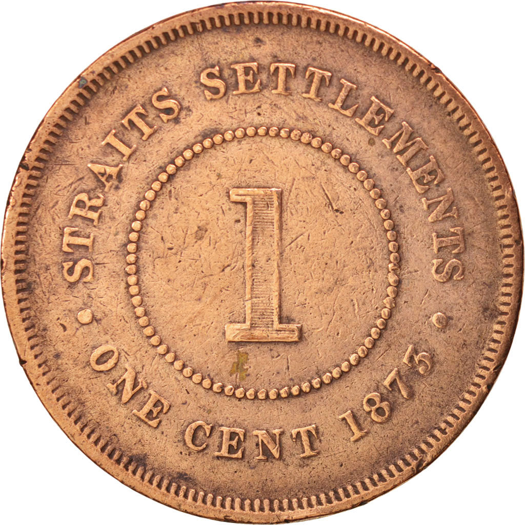 Münze, Straits Settlements, Victoria, Cent, 1873, S, Kupfer, KM:9