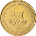 Coin, Macedonia, 5 Denari, 1995, AU(55-58), Brass, KM:7