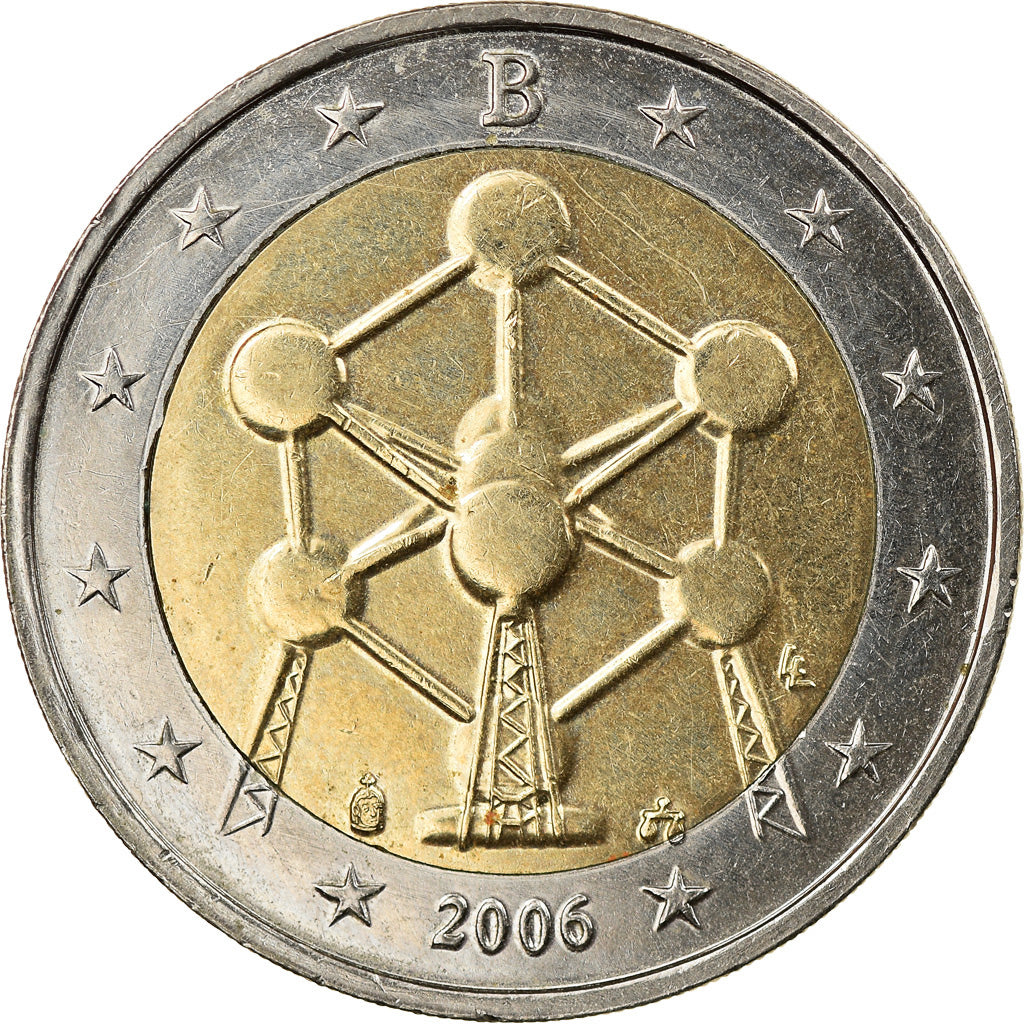 Bélgica, 2 Euro, Atomium, 2006, SC, Bimetálico, KM:New