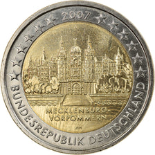 République fédérale allemande, 2 Euro, Mecklembourg, 2007, Berlin, TTB+