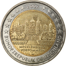 GERMANIA - REPUBBLICA FEDERALE, 2 Euro, Mecklembourg, 2007, Karlsruhe, BB+