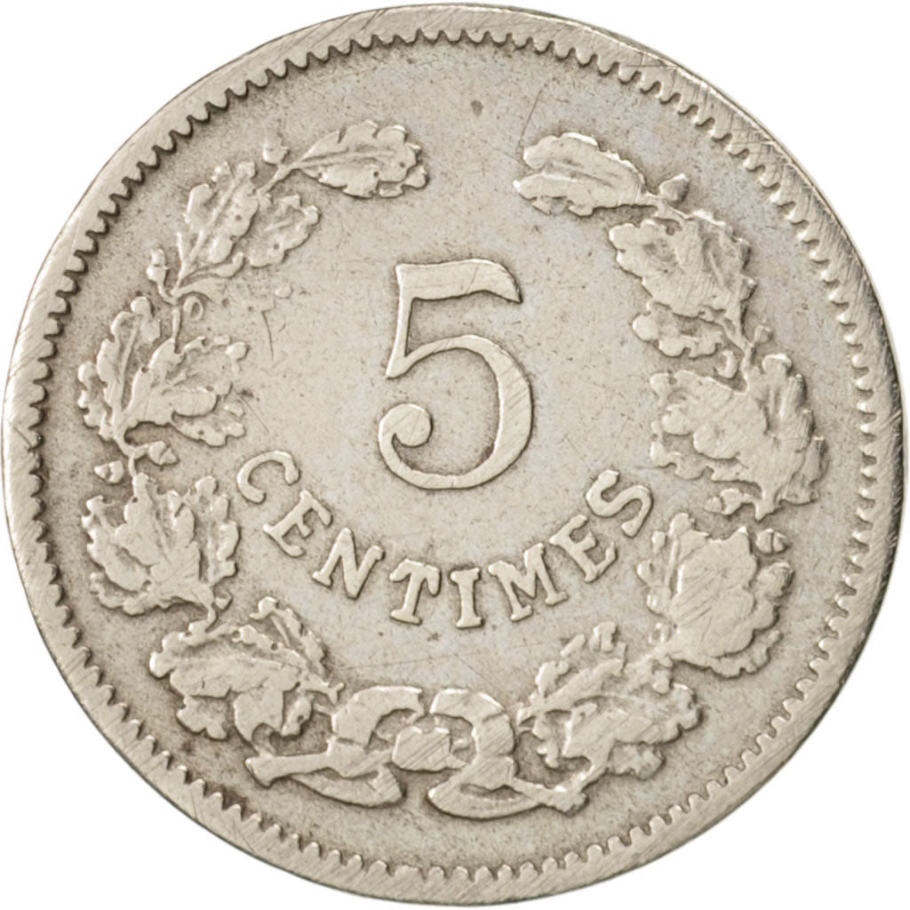 Luxembourg, Adolphe, 5 Centimes, 1901, AU(50-53), Copper-nickel, KM:24