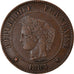 Münze, Frankreich, Cérès, 2 Centimes, 1884, Paris, S+, Bronze, KM:827.1