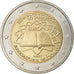 Germany, 2 Euro, Traité de Rome 50 ans, 2007, Hambourg, MS(63), Bi-Metallic