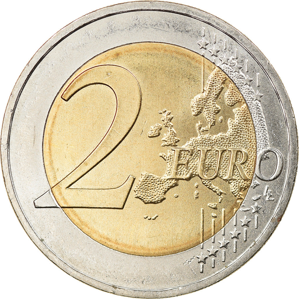 Germany, 2 Euro, Traité de Rome 50 ans, 2007, Hambourg, MS(63), Bi-Metallic