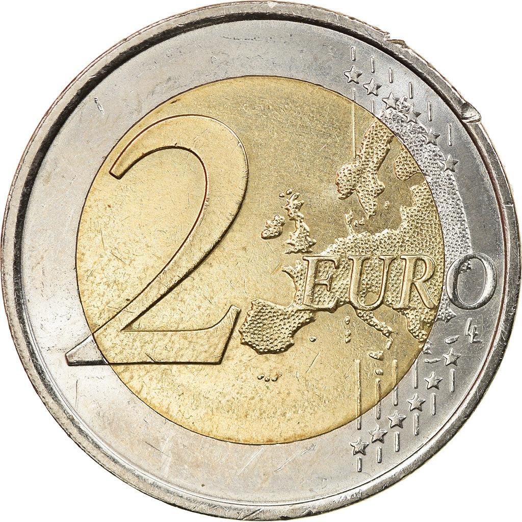 Spain, 2 Euro, Traité de Rome 50 ans, 2007, Madrid, AU(50-53), Bi-Metallic