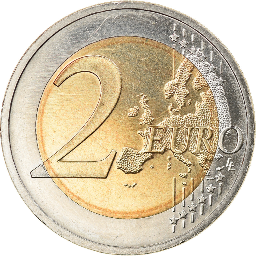 GERMANY - FEDERAL REPUBLIC, 2 Euro, 2008, Berlin, AU(55-58), Bi-Metallic, KM:261