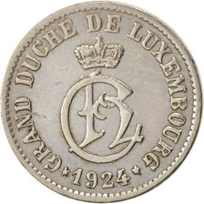 Luxembourg, Charlotte, 5 Centimes, 1924, AU(50-53), Copper-nickel, KM:33