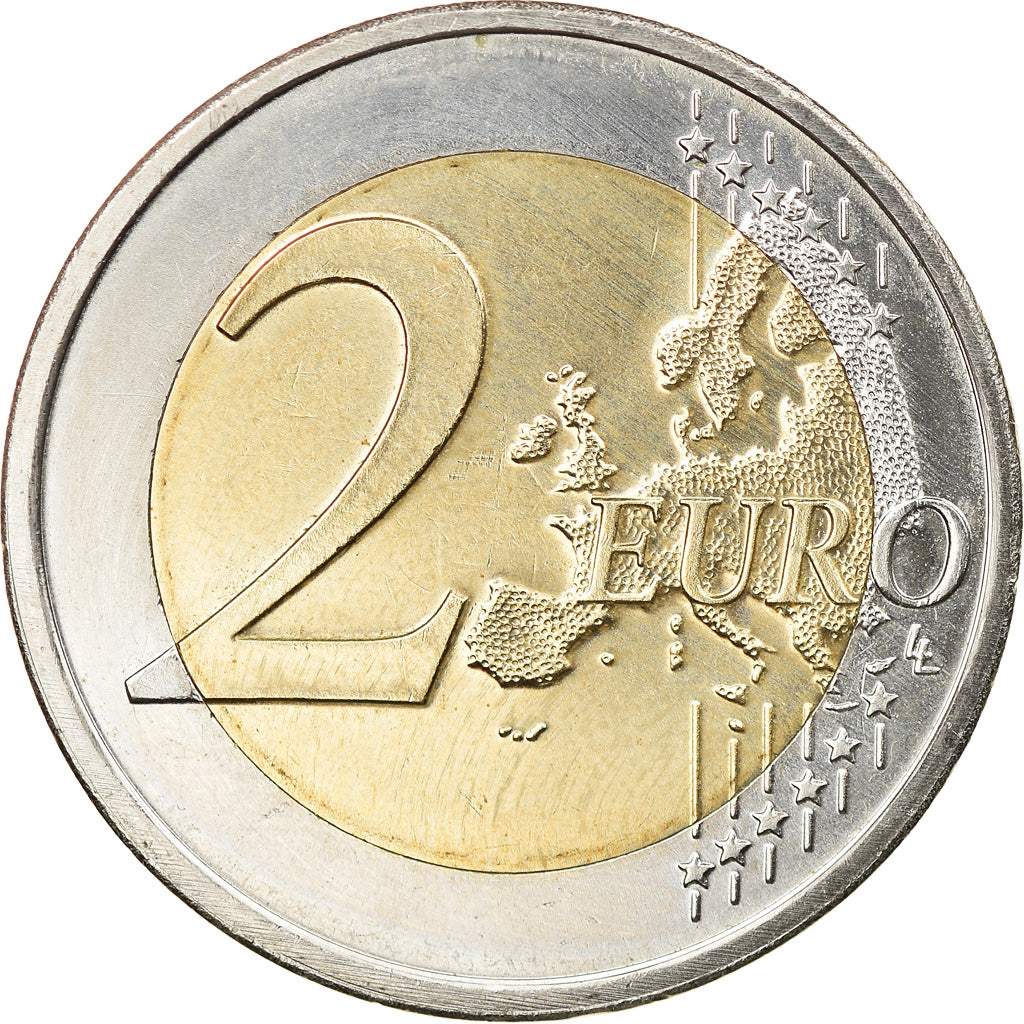 Slovenia, 2 Euro, Primoz Trubar, 2008, SPL, Bi-metallico