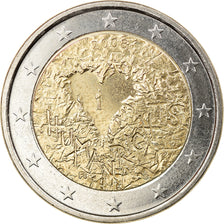 Finlandia, 2 Euro, Human Rights, 2008, Vantaa, SPL, Bi-metallico, KM:143