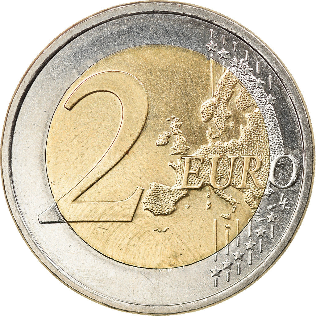 Finlandia, 2 Euro, Human Rights, 2008, Vantaa, SPL, Bi-metallico, KM:143