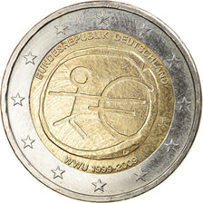 GERMANY - FEDERAL REPUBLIC, 2 Euro, EMU, 2009, Stuttgart, MS(63), Bi-Metallic