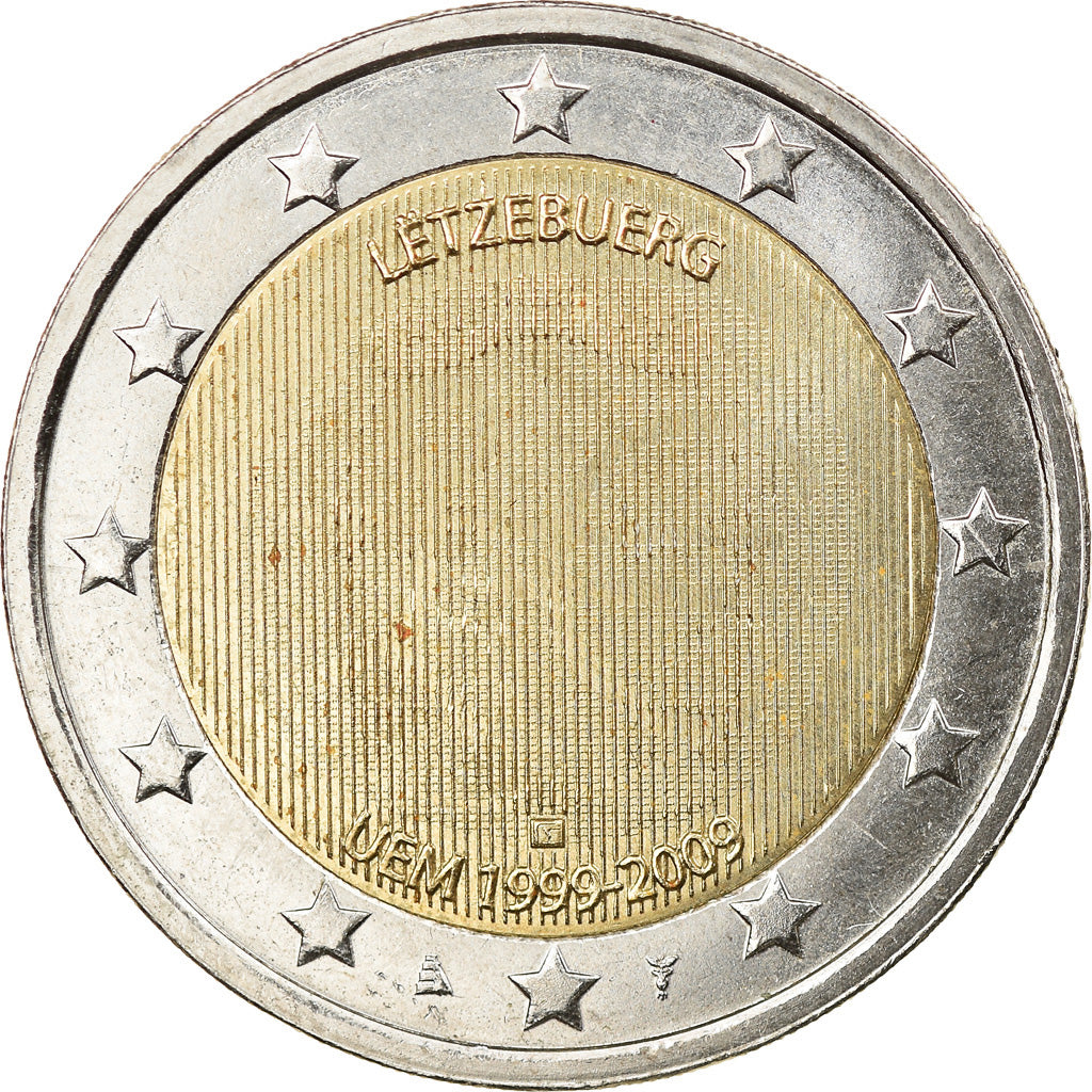 Luxemburg, 2 Euro, EMU, 2009, UNZ, Bi-Metallic, KM:107