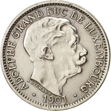 Luxembourg, Adolphe, 10 Centimes, 1901, AU(50-53), Copper-nickel, KM:25