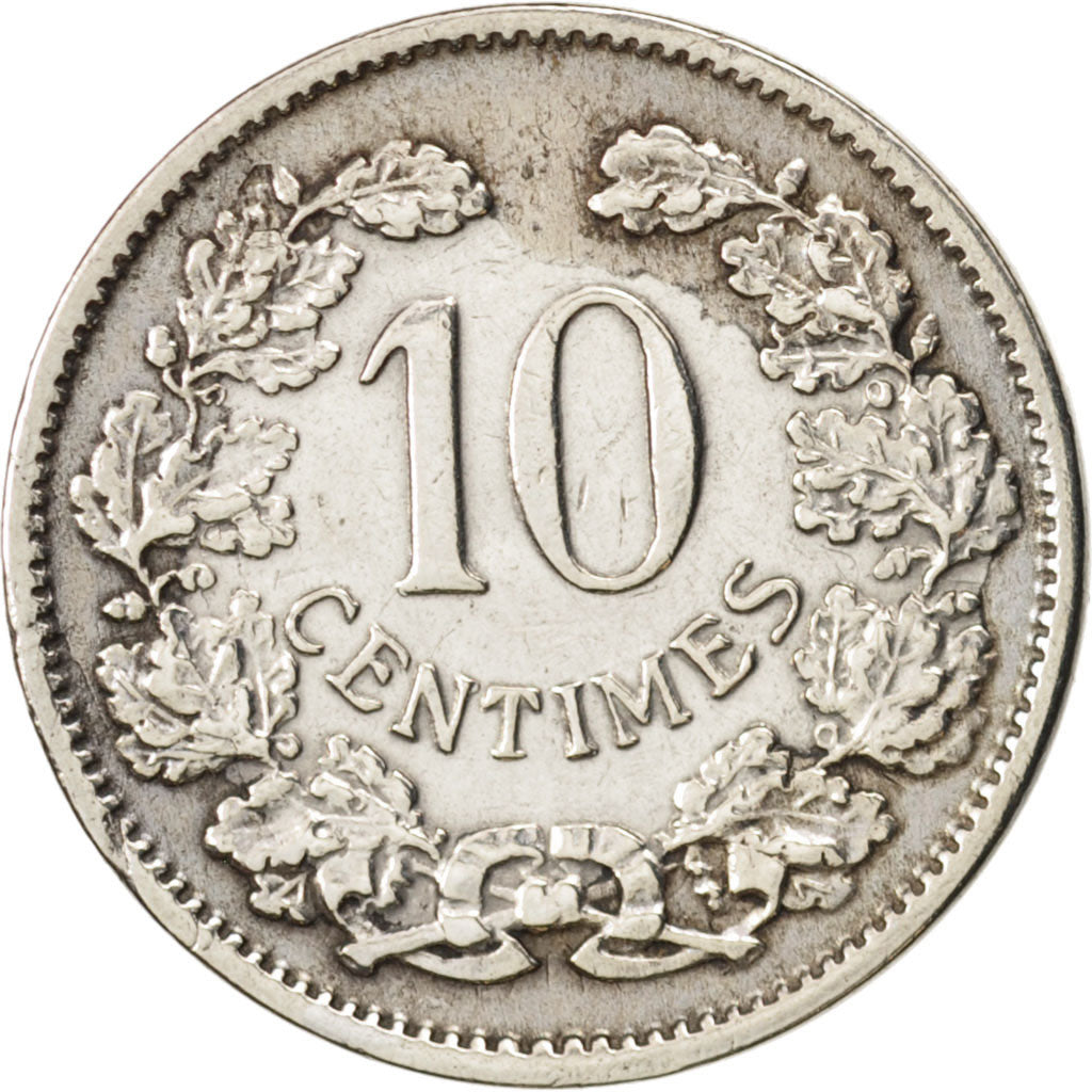 Luxembourg, Adolphe, 10 Centimes, 1901, AU(50-53), Copper-nickel, KM:25