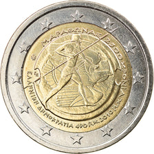 Greece, 2 Euro, Marathon, 2010, Athens, MS(63), Bi-Metallic, KM:236