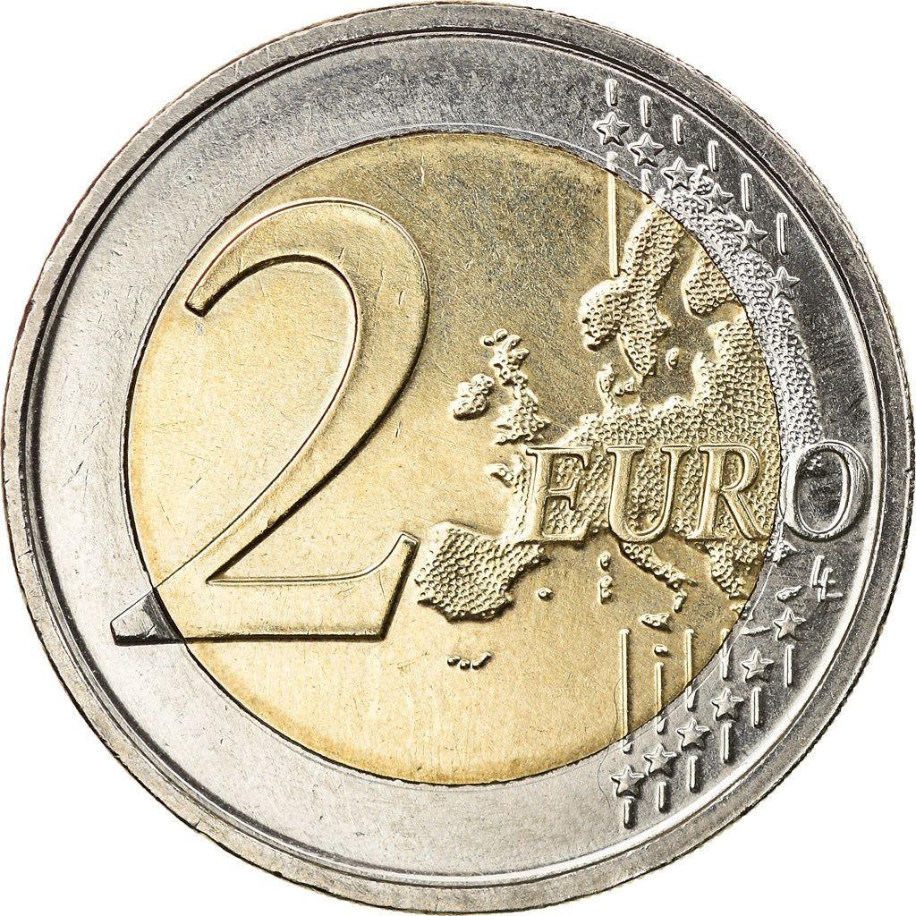 België, 2 Euro, 2011, Brussels, ZF+, Bi-Metallic, KM:308