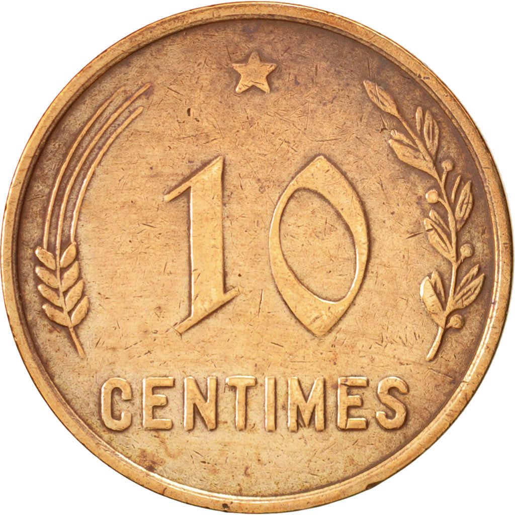 Luxembourg, Charlotte, 10 Centimes, 1930, AU(50-53), Bronze, KM:41