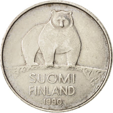Finlandia, 50 Penniä, 1990, BB+, Rame-nichel, KM:66