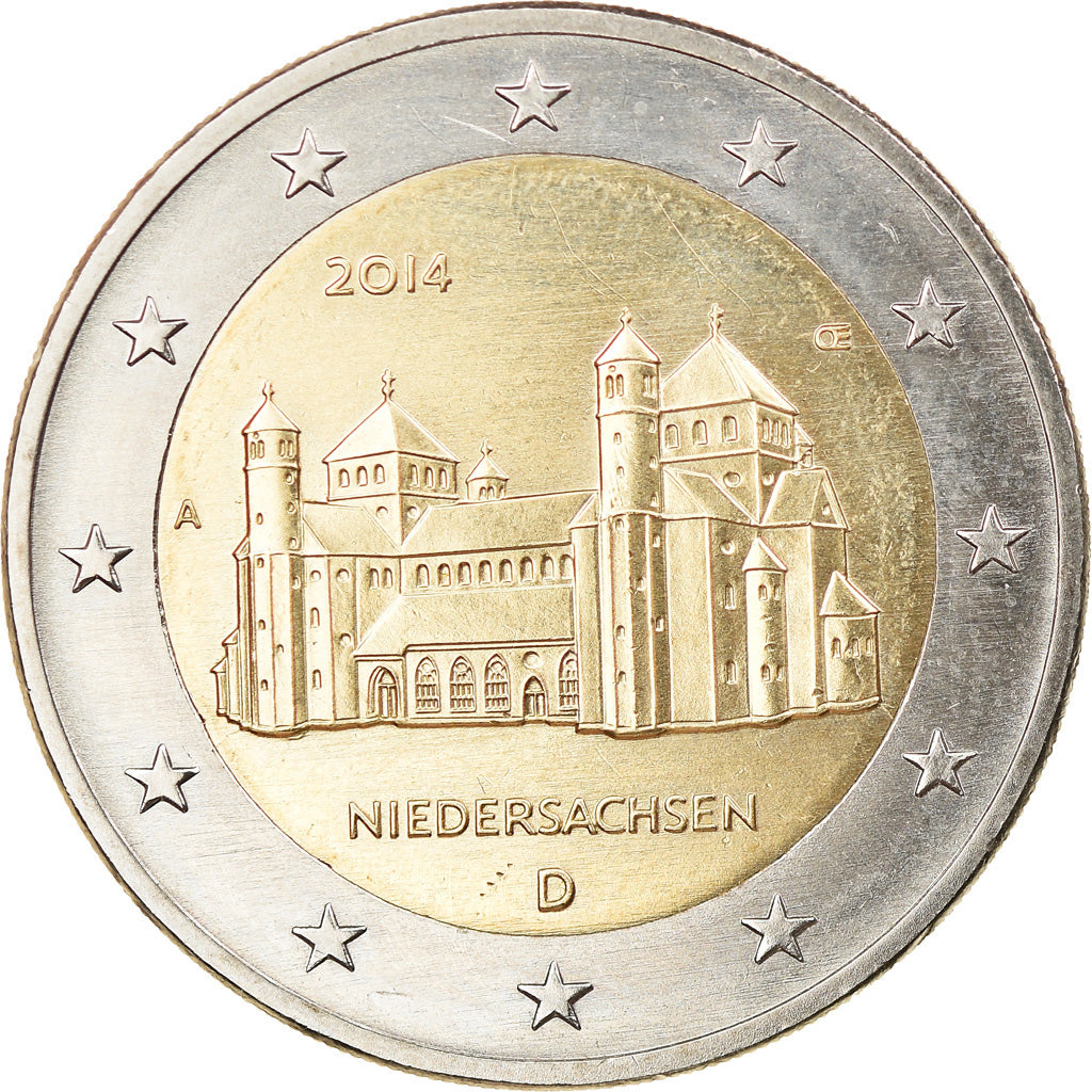 Deutschland, 2 Euro, Basse-Saxe, 2014, Berlin, UNZ, Bi-Metallic