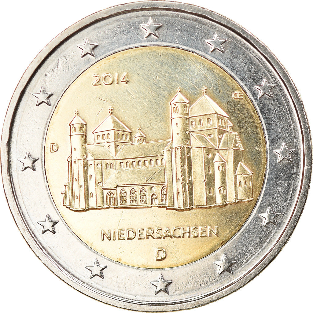 Alemanha, 2 Euro, Basse-Saxe, 2014, Munich, MS(63), Bimetálico, KM:New