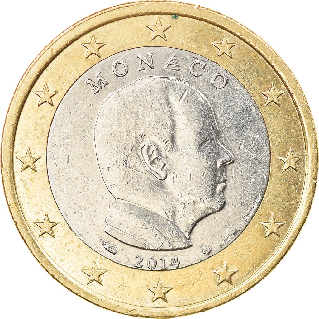 Mónaco, Euro, 2014, MBC, Bimetálico, KM:New
