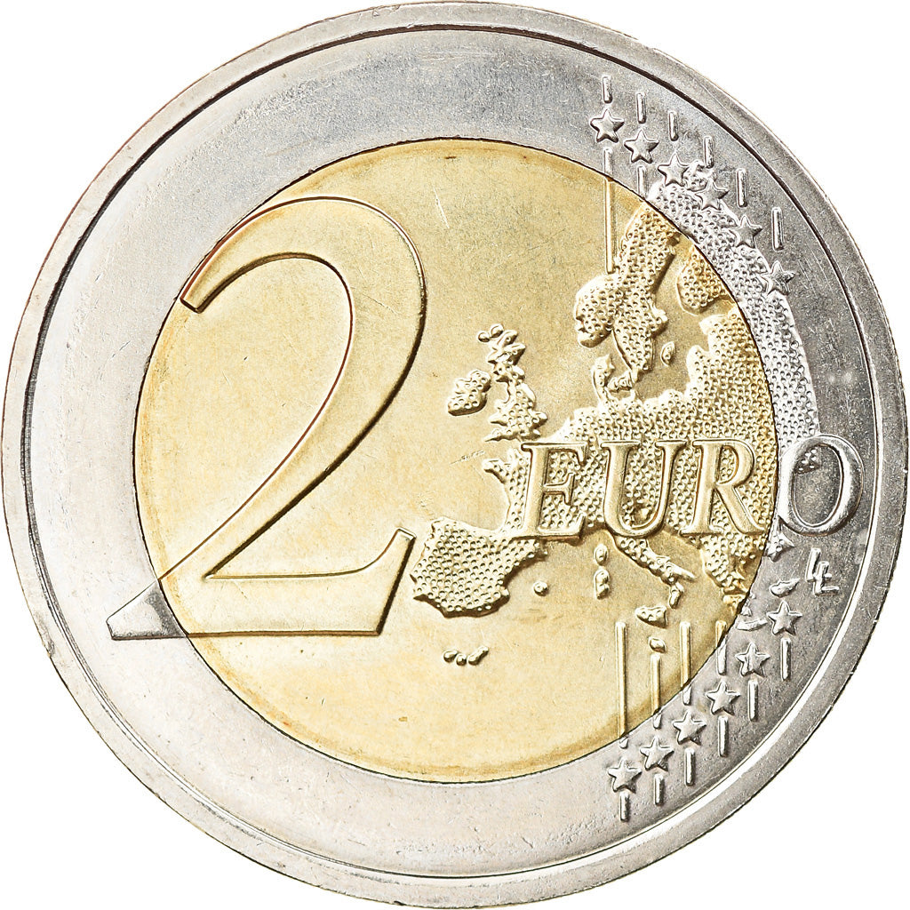 Frankrijk, 2 Euro, 10 Jahre Euro, 2012, Paris, UNC-, Bi-Metallic, KM:1846
