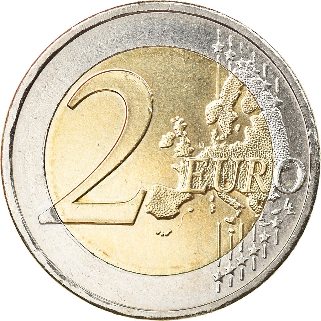 Greece, 2 Euro, 10 years euro, 2012, MS(63), Bi-Metallic, KM:245