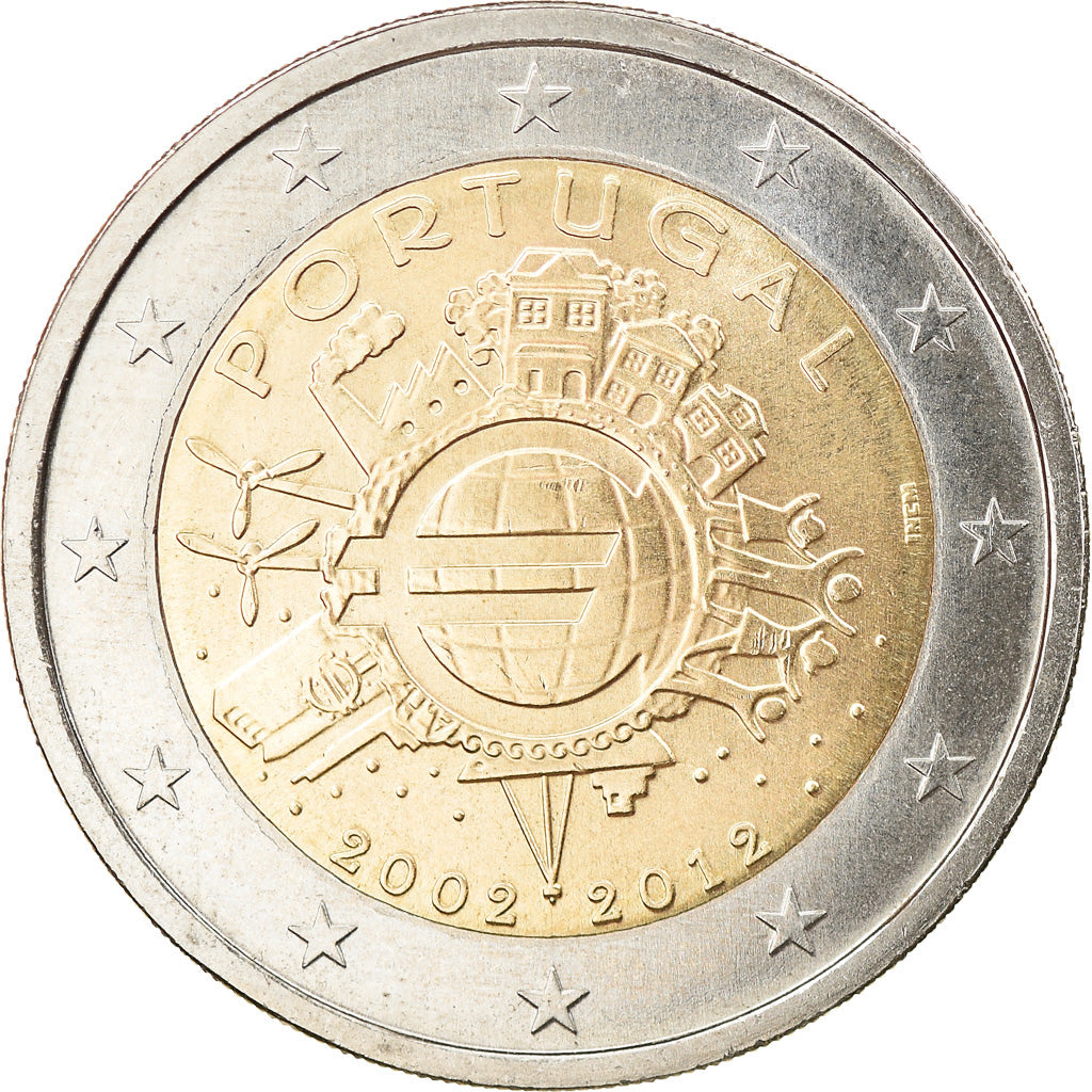 Portugal, 2 Euro, 2012, Lisbon, SC, Bimetálico, KM:812