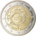 Bundesrepublik Deutschland, 2 Euro, 10 years euro, 2012, Munich, UNZ
