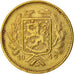 Finland, 5 Markkaa, 1949, AU(50-53), Brass, KM:31a