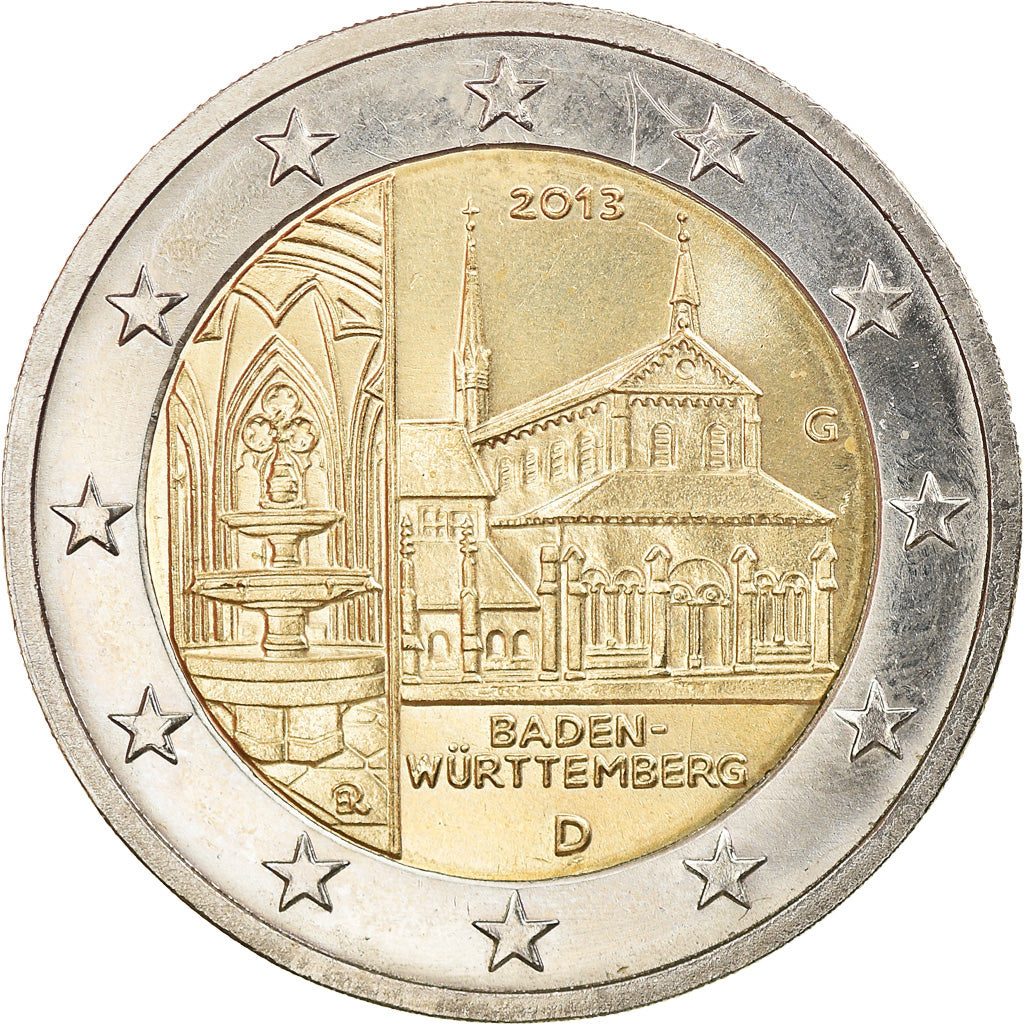 Bundesrepublik Deutschland, 2 Euro, 2013, Karlsruhe, UNZ, Bi-Metallic, KM:314