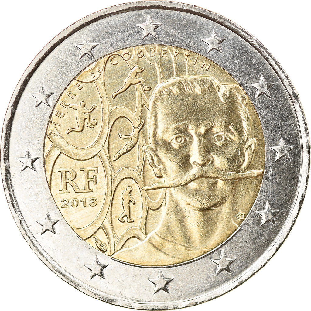 France, 2 Euro, 2013, Paris, MS(63), Bi-Metallic, Gadoury:16, KM:2102