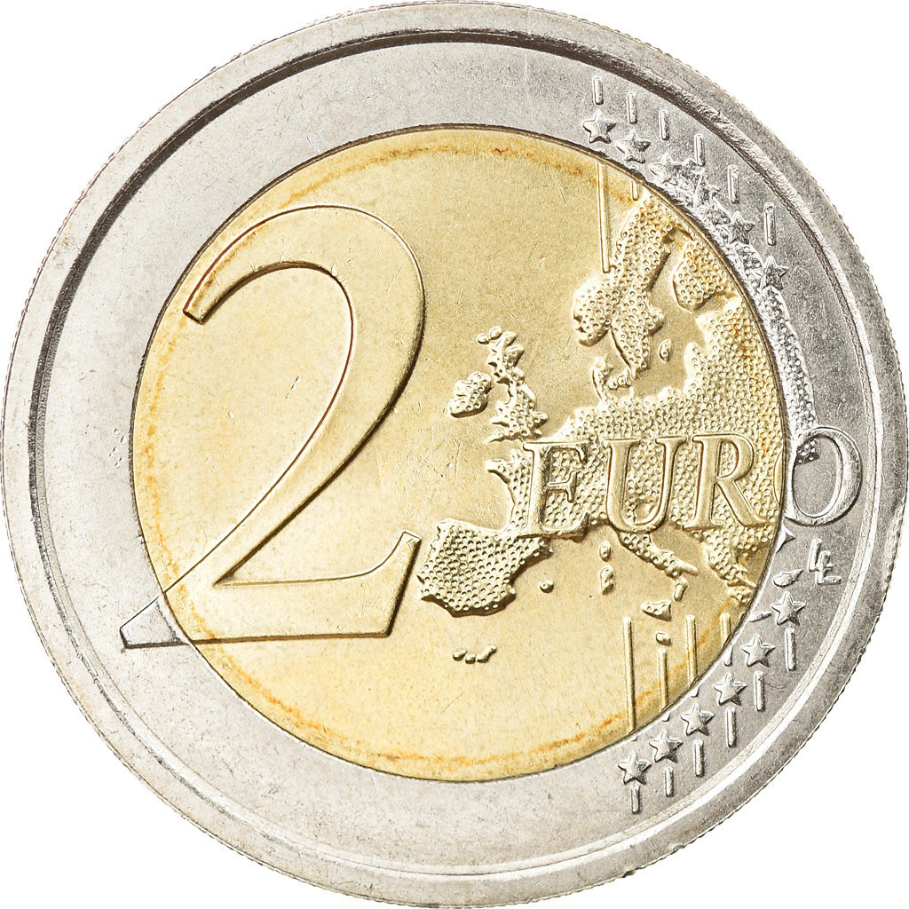 Italy, 2 Euro, Boccaccio, 2013, Rome, MS(63), Bi-Metallic, KM:New