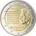 Luxemburgo, 2 Euro, Hymne National, 2013, Utrecht, MS(63), Bimetálico, KM:New