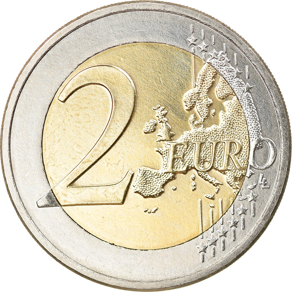 Luxemburgo, 2 Euro, Hymne National, 2013, Utrecht, MS(63), Bimetálico, KM:New