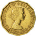 Grande-Bretagne, Elizabeth II, 3 Pence, 1960, TTB+, Nickel-brass, KM:900