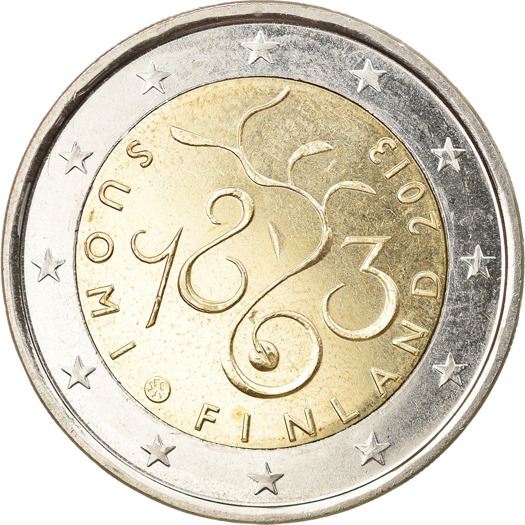 Finlandia, 2 Euro, Parlement de 1863, 2013, Vantaa, SPL, Bi-metallico, KM:New
