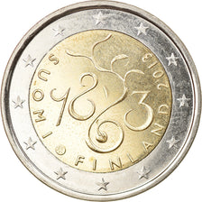 Finlandia, 2 Euro, Parlement de 1863, 2013, Vantaa, SPL, Bi-metallico, KM:New