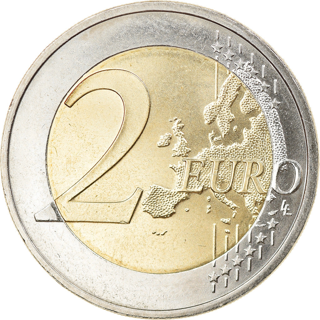 ALEMANHA - REPÚBLICA FEDERAL, 2 Euro, 2016, Berlin, MS(63), Bimetálico, KM:347