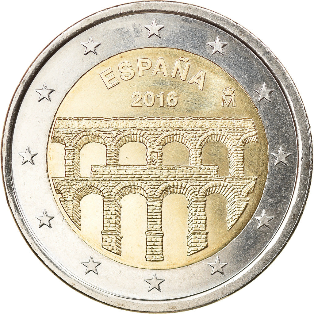España, 2 Euro, 2016, SC, Bimetálico, KM:New