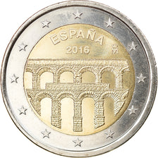 Spain, 2 Euro, 2016, MS(63), Bi-Metallic, KM:New