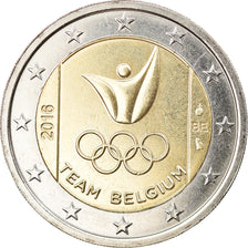 Belgium, 2 Euro, Team Belgium, 2016, MS(63), Bi-Metallic, KM:New
