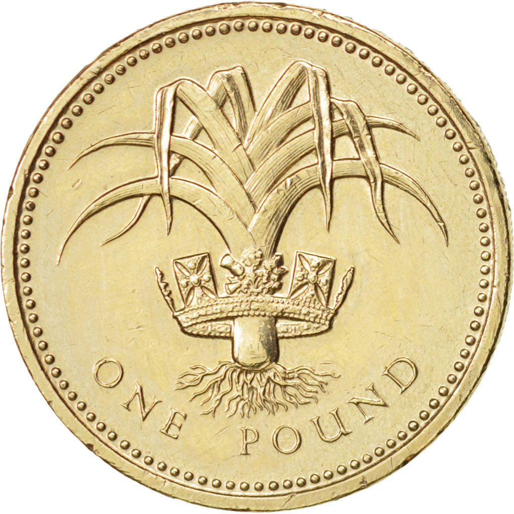 Great Britain, Elizabeth II, Pound, 1985, AU(50-53), Nickel-brass, KM:941