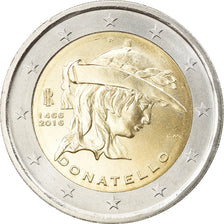 Italie, 2 Euro, Donatello, 2016, SPL, Bi-Metallic, KM:New