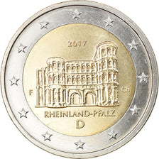 GERMANY - FEDERAL REPUBLIC, 2 Euro, Rhénanie-Palatinat, 2017, Stuttgart